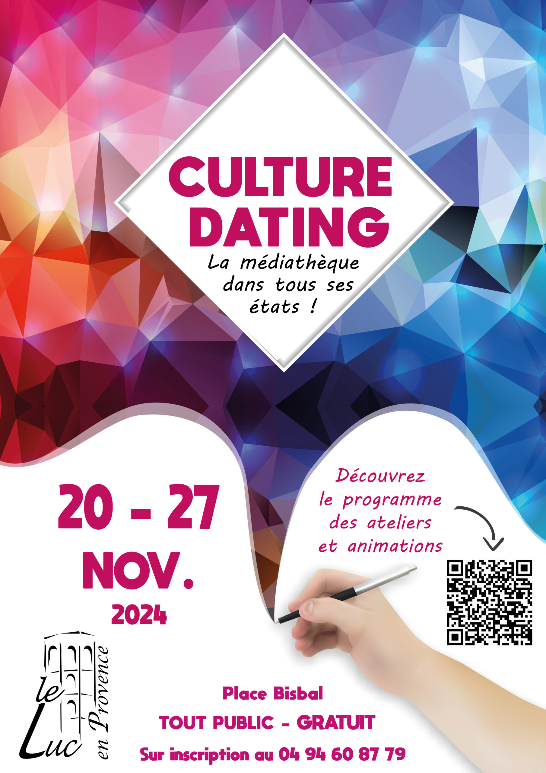 Les mercredis 20 et 27 novembre – Culture dating