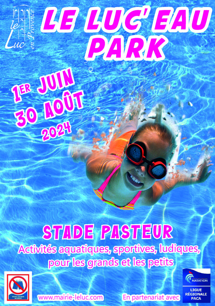 Jusqu’au 30 août – Luc’Eau Park
