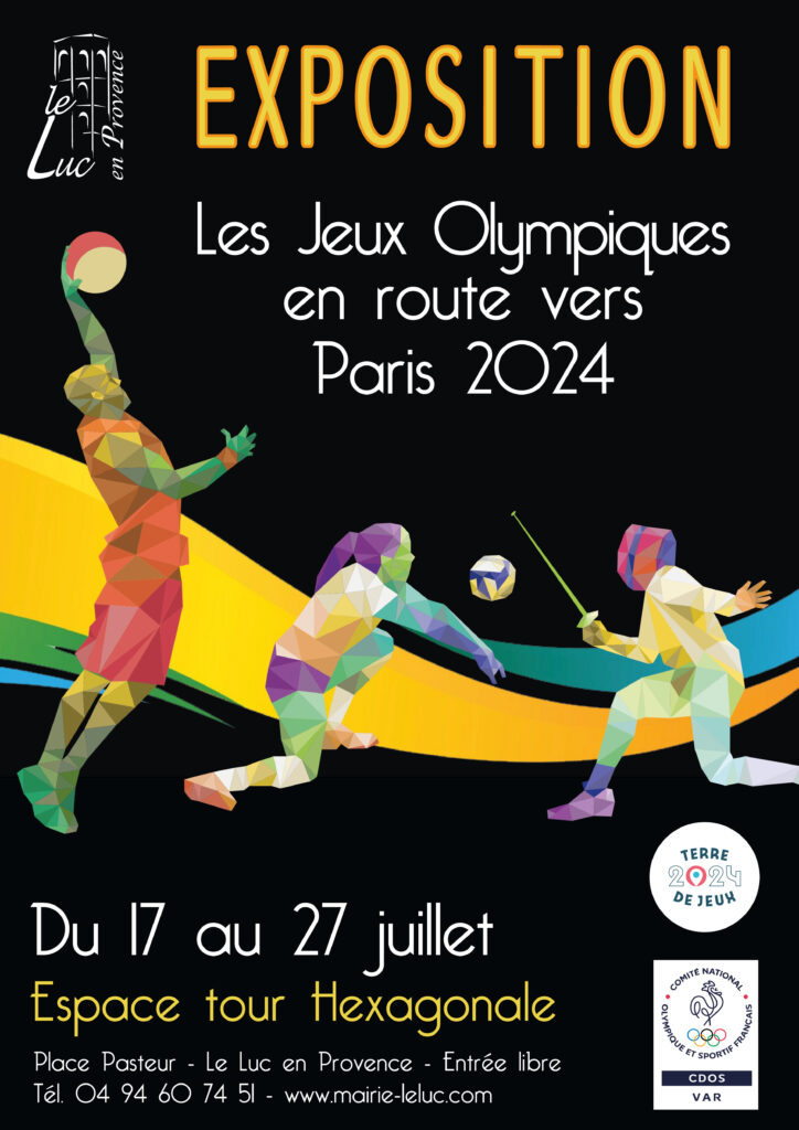Du 17 au 27 juillet – Exposition “Les Jeux Olympiques en route vers Paris 2024”