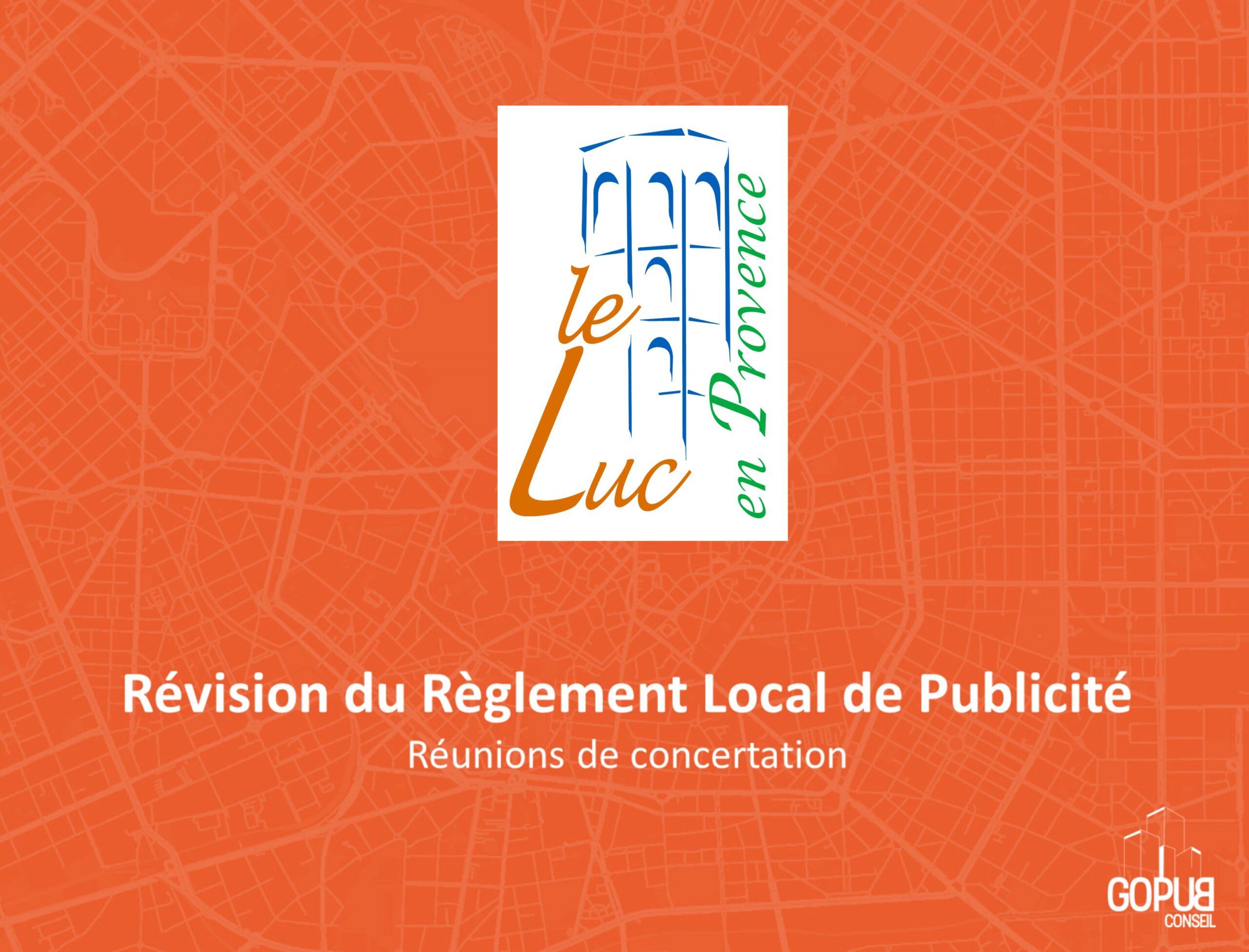 Concertation : Révision du Règlement Local de Publicité