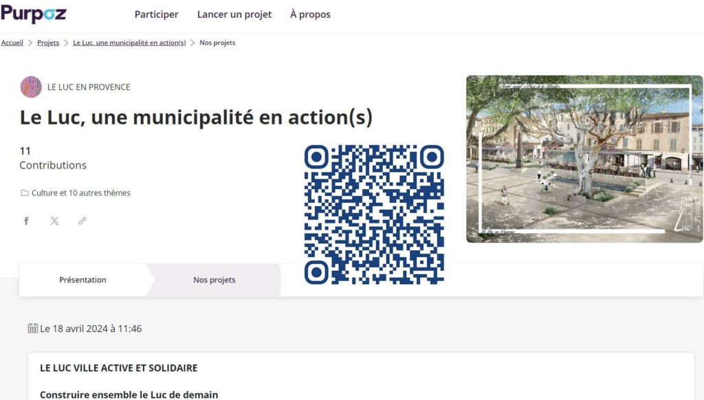 LE LUC, UNE MUNICIPALITÉ EN ACTION(S)