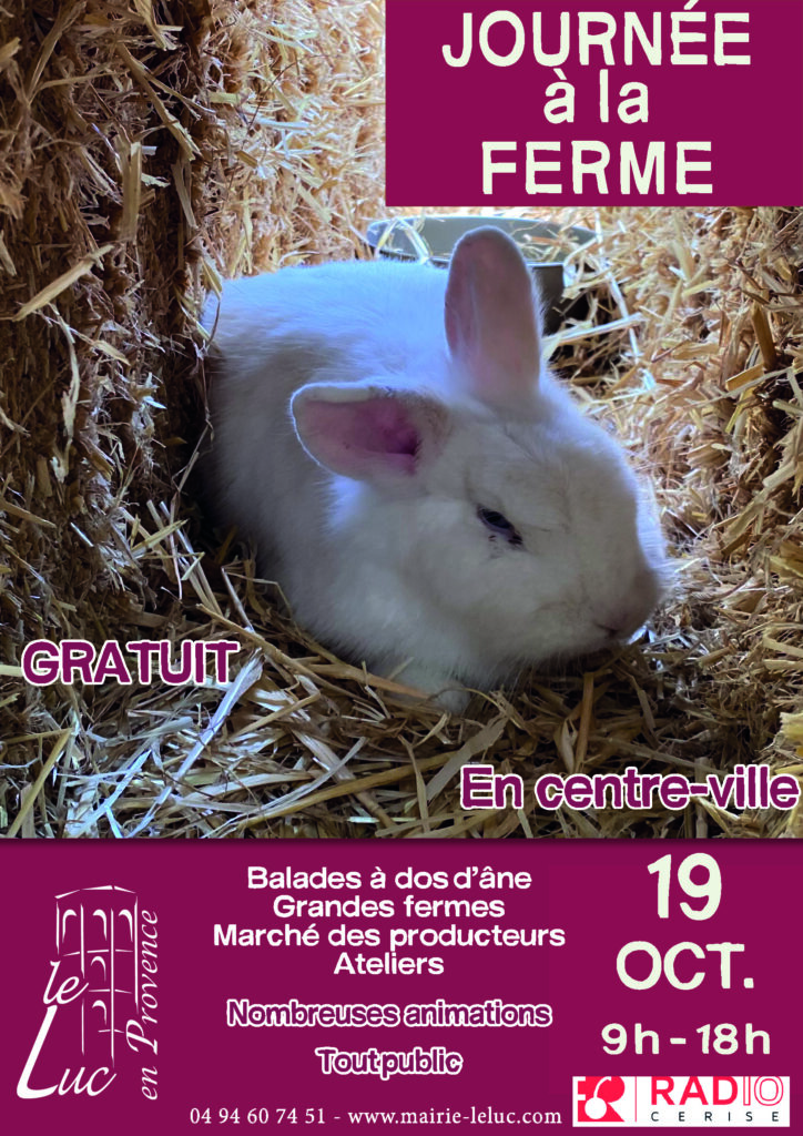 Samedi 19 octobre – « Journée à la ferme »