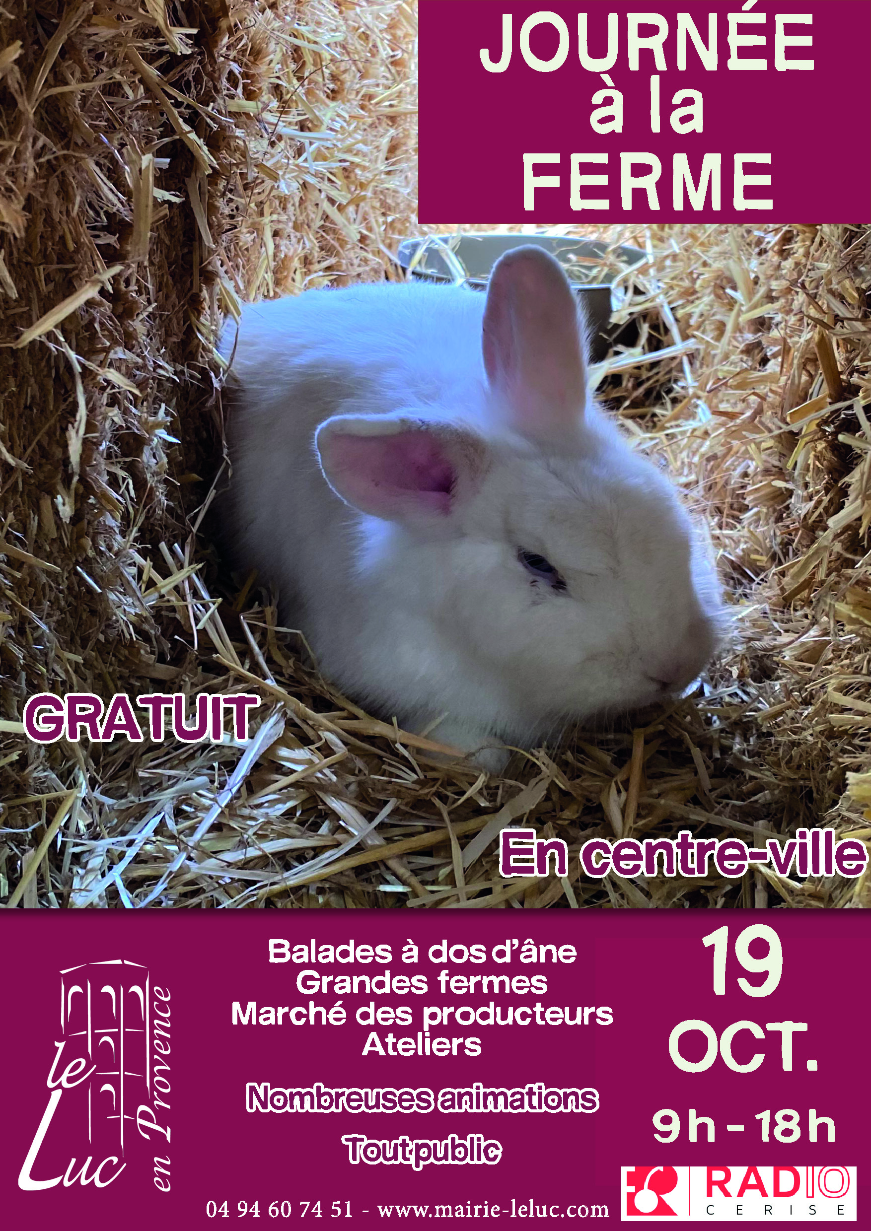 Samedi 19 octobre – « Journée à la ferme »