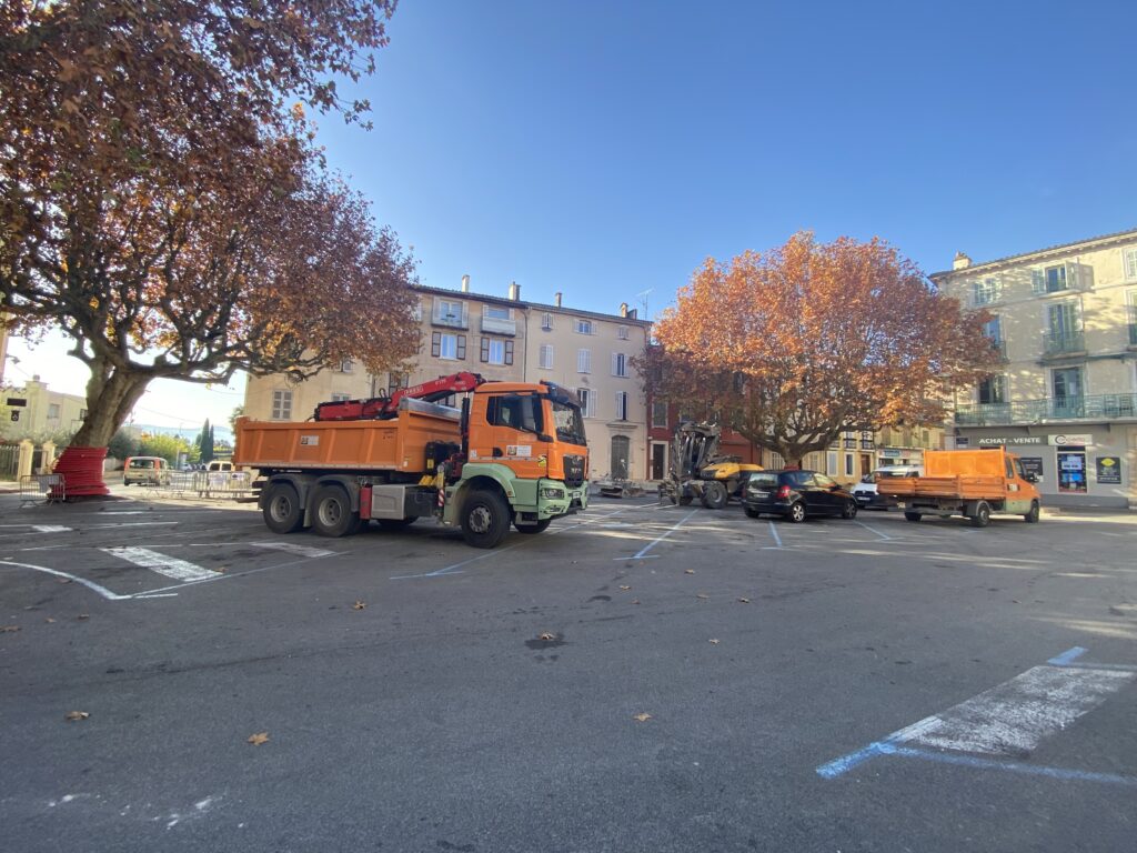 TRAVAUX DE LA PLACE DE LA LIBERTÉ