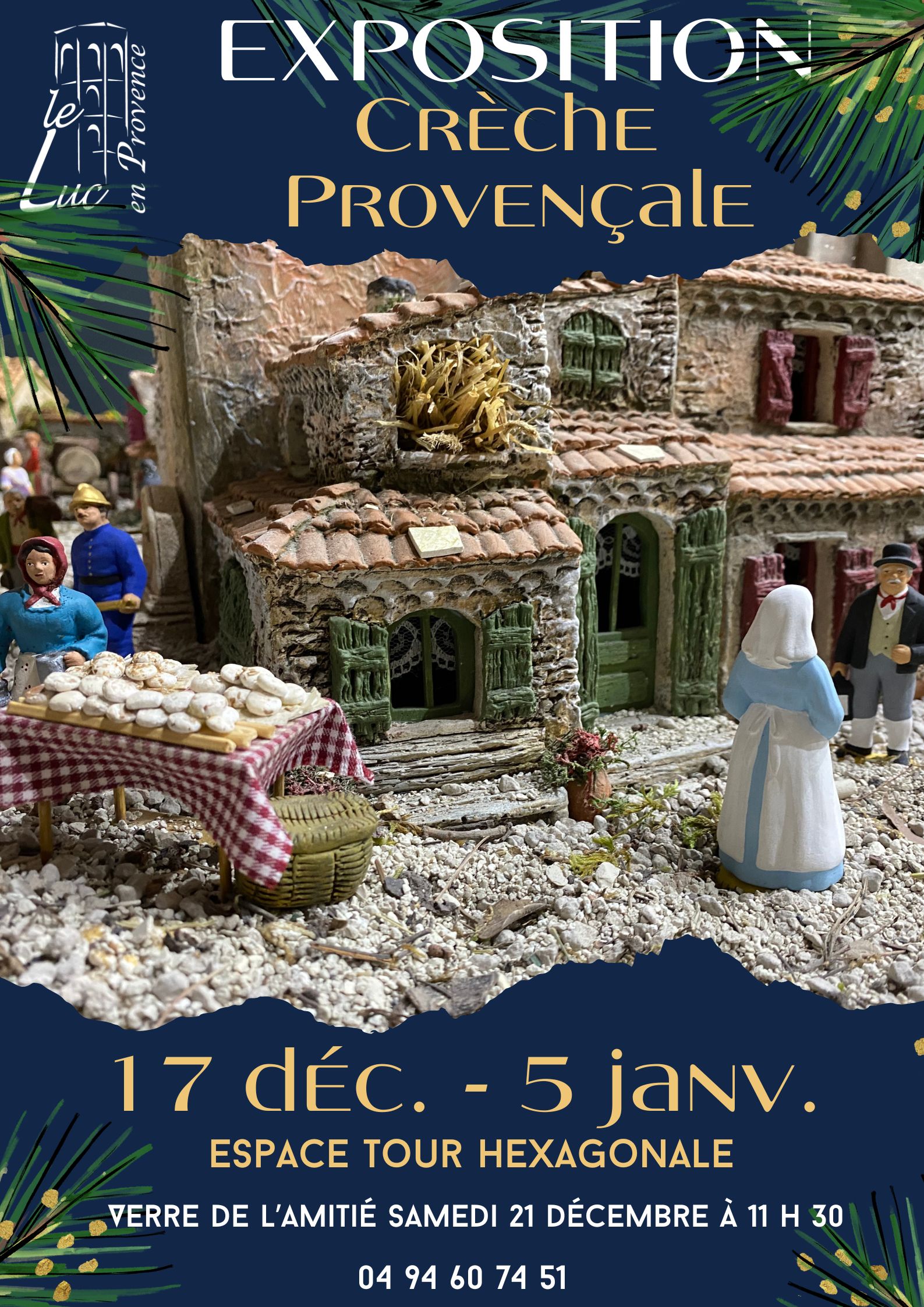 Jusqu’au 5 janvier – Exposition de la crèche traditionnelle provençale