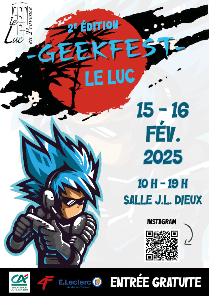 Les 15 et 16 février 2025 –  Geekfest